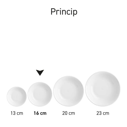 Overview of different Princip bowls porcelain as a complete collection.