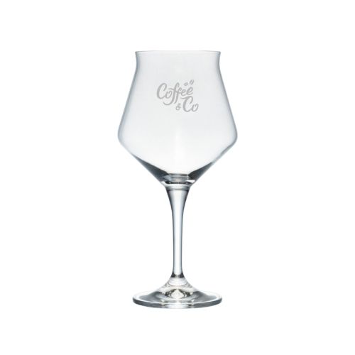 Sommelier Kelch Craft 35 cl glas met gegraveerd CoffeeCo-logo op het voorpaneel