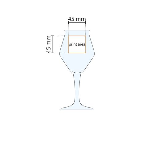 Chef & Sommelier Open Up Wine Glass 40 cl. with print