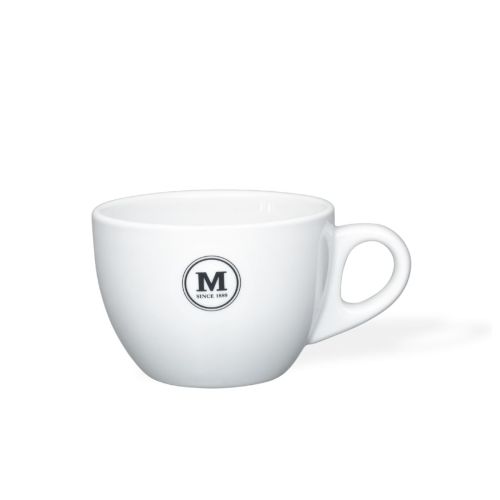 Style Coffee Cup 15 cl porcelain with unicolour M logo on front panel