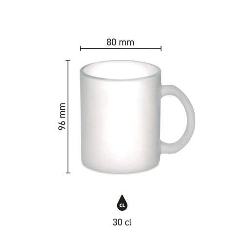 Infographic toont de productafmetingen van de Sublimok Kitty glas mat 30 cl. inclusief hoogte en diameter. Infographic toont de productafmetingen van de Sublimok Kitty glas mat 30 cl. inclusief hoogte en diameter.
