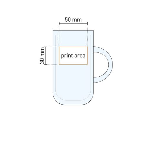 Iconic tea glass 27 cl. engraving