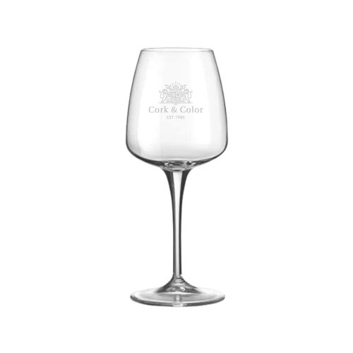 Aurum Rocco Bormioli Wine glass 35 cl. with print