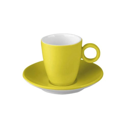 Front image light green-white Bart Espresso porcelain set 6.5 cl. with smooth finish. Front image light green-white Bart Espresso porcelain set 6.5 cl. with smooth finish.