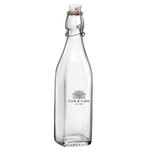 Square Swing 1 litre jug bottle with print