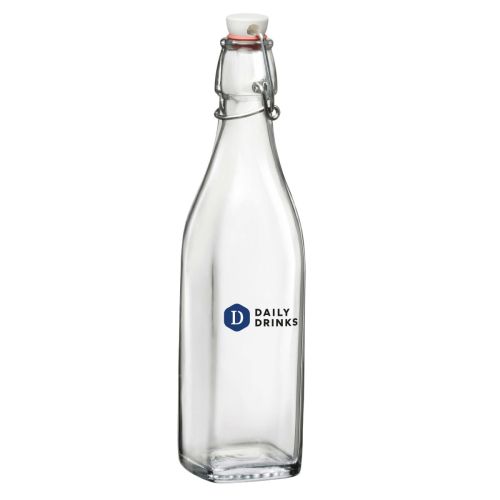 Square Swing 1 litre jug bottle with print