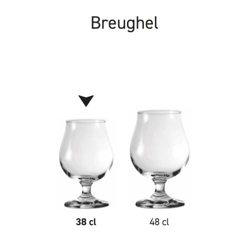 Bierglas Breughel 38 cl. bedrukken