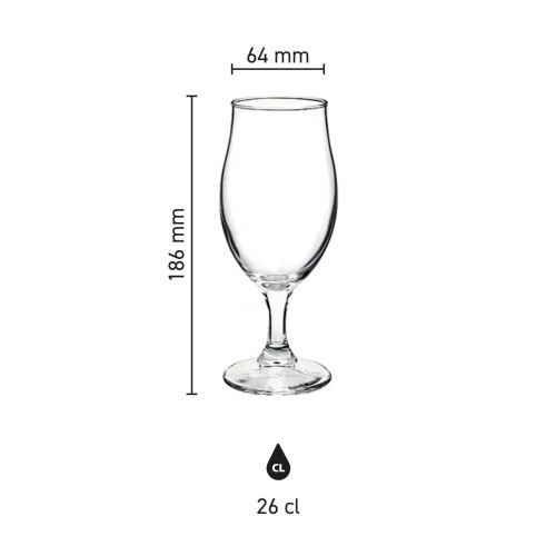 Infographic met afmetingen van het Executive bierglas 38 cl., inclusief hoogte en diameter. Infographic met afmetingen van het Executive bierglas 38 cl., inclusief hoogte en diameter.