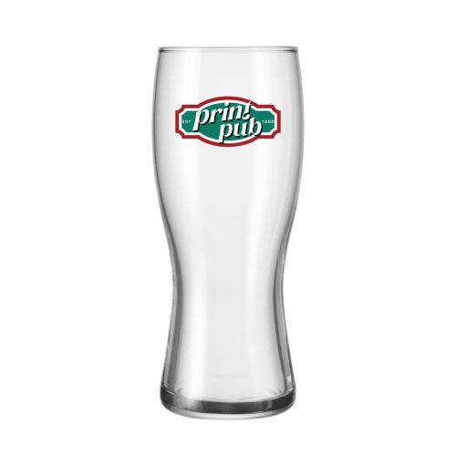 Front view of Beer glass Koblenz 30 cl. featuring multicoloured PrintPub logo. Front view of Beer glass Koblenz 30 cl. featuring multicoloured PrintPub logo.