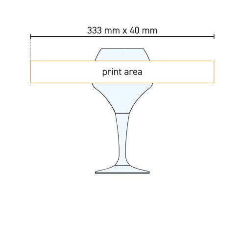 Beer glass Norbert 65 cl. with print