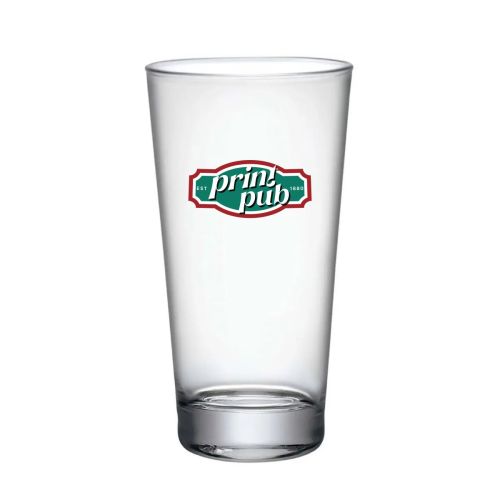 Sestriere beer glass 39 cl. with multicoloured PrintPub logo on the front. Sestriere beer glass 39 cl. with multicoloured PrintPub logo on the front.