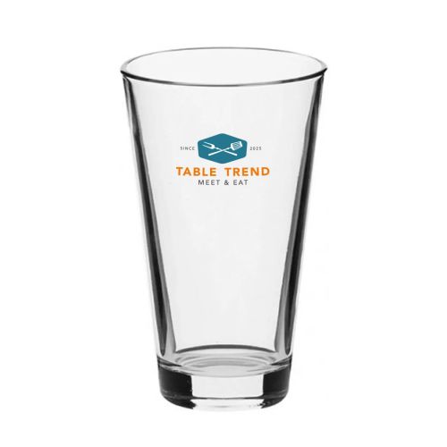 Logo of TableTrend in multiple colours on the front of theBeer Pint glass 34 cl. Logo of TableTrend in multiple colours on the front of theBeer Pint glass 34 cl.