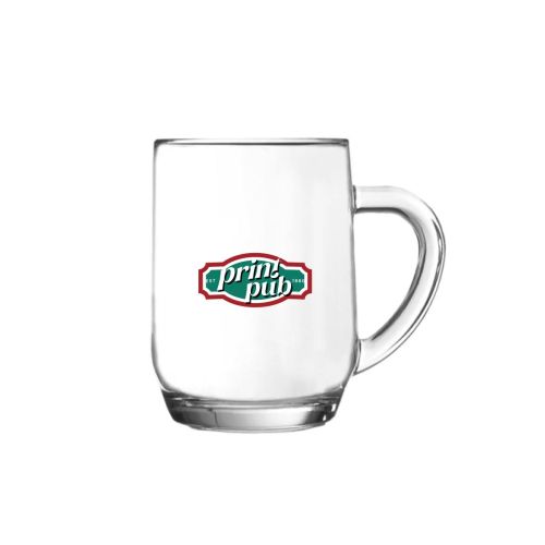 Beer mug Hayworth 28 cl. printed with multicoloured PrintPub logo on the front of the glass. Beer mug Hayworth 28 cl. printed with multicoloured PrintPub logo on the front of the glass.