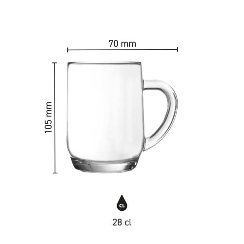Infographic showing product dimensions of the Hayworth beer mug 28 cl, including height and diameter. Infographic showing product dimensions of the Hayworth beer mug 28 cl, including height and diameter.