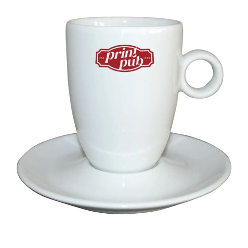 Bola Cappuccino wit 20 cl. SET bedrukken