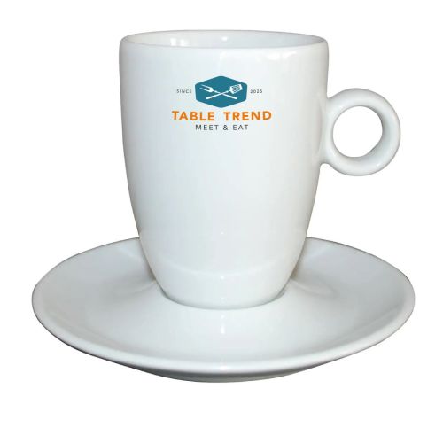 Bola Cappuccino wit 20 cl. SET bedrukken