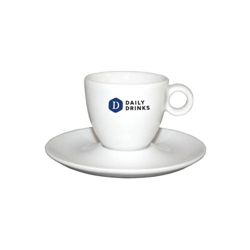 One-colour printing of TableTrend logo on front of Bola espresso cup. One-colour printing of TableTrend logo on front of Bola espresso cup.