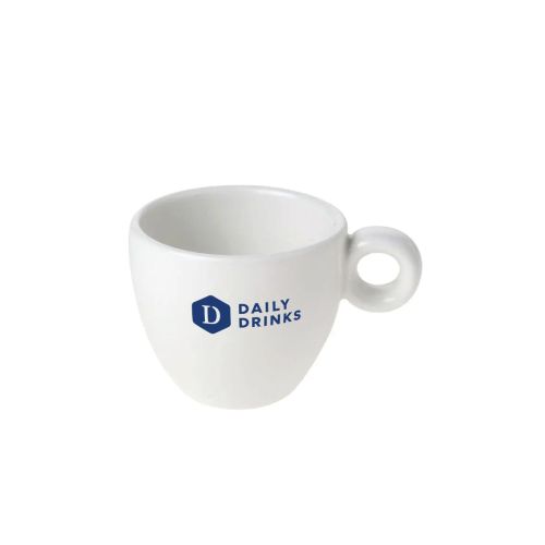 Bola Espresso Kop  wit 8 cl. bedrukken