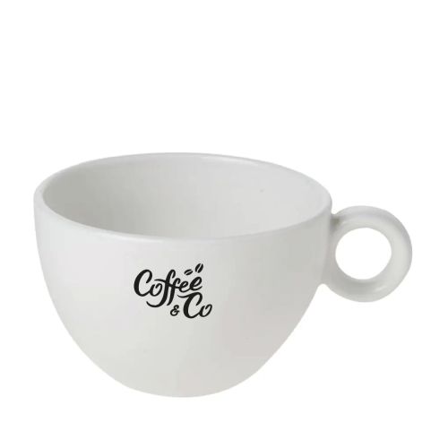 Bola Koffie Verkeerd Kop wit 28 cl. bedrukken
