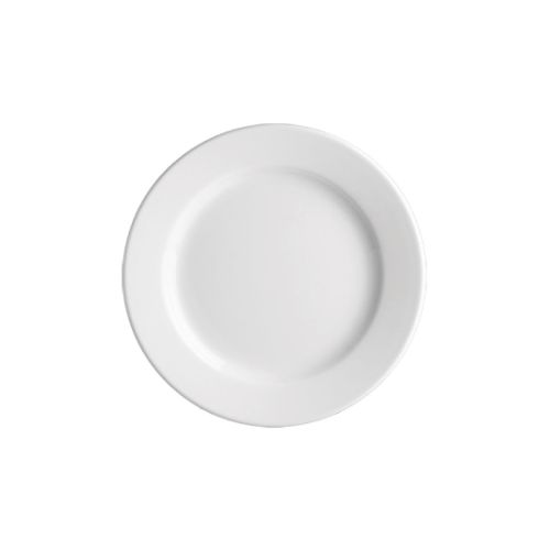 Plate Princip 15 cm porcelain fronted with smooth surface and round shape.