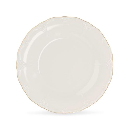 Ivoor-goud porseleinen bord Retro van 21,5 cm