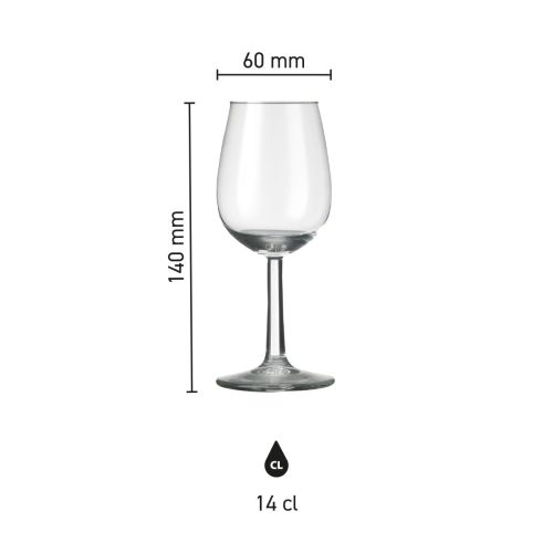 Infographic showing glass dimensions of Bouquet port glass 14 cl. Infographic showing glass dimensions of Bouquet port glass 14 cl.