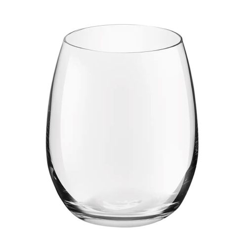 Vooraanzicht van de Bouquet Tumbler van 39 cl glas met licht taps toelopende vorm en gladde rand. Vooraanzicht van de Bouquet Tumbler van 39 cl glas met licht taps toelopende vorm en gladde rand.