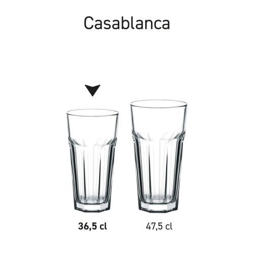 Overzicht van Casablanca Juice glazen opgesteld als productserie. Overzicht van Casablanca Juice glazen opgesteld als productserie.