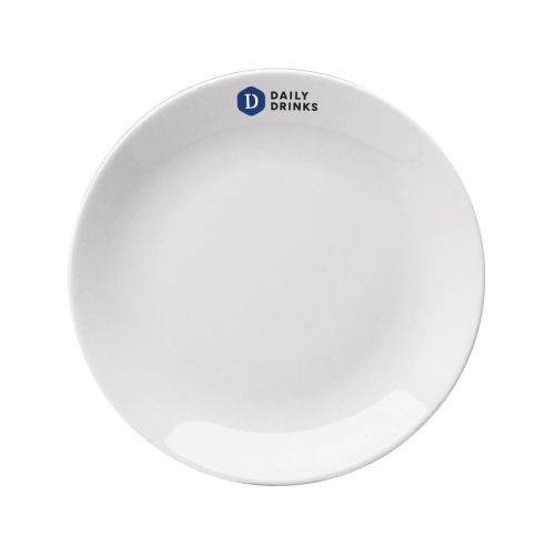 Coupebord Hotel wit 21 cm bedrukken