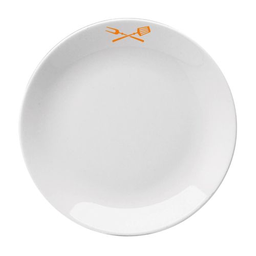 Coupebord Hotel wit 28 cm bedrukken