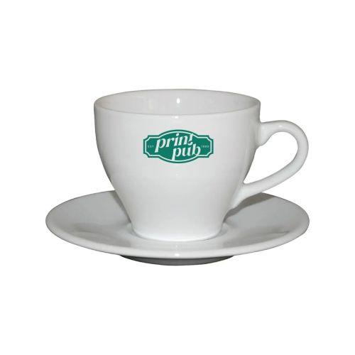 Dom Koffie wit 15 cl. SET bedrukken