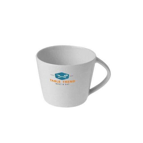 Eva Espresso Cup 10 cl. made of porcelain with multi-coloured TableTrend print on front view.