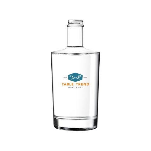 Neos 0.5-litre bottle with multicoloured printing of TableTrend logo on the front. Neos 0.5-litre bottle with multicoloured printing of TableTrend logo on the front.