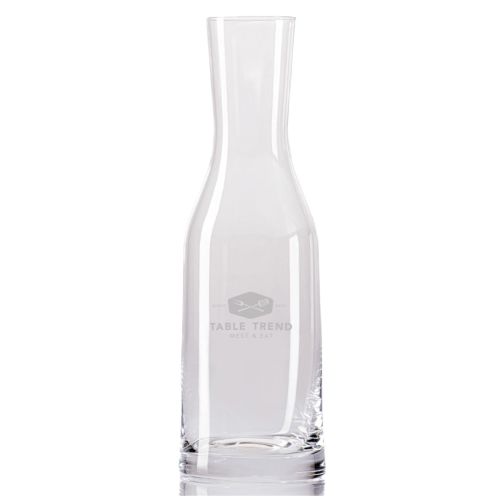 Front of the Carafe Le Marc 100 cl. with engraved TableTrend logo subtly visible on the 100 cl. glass. Front of the Carafe Le Marc 100 cl. with engraved TableTrend logo subtly visible on the 100 cl. glass.