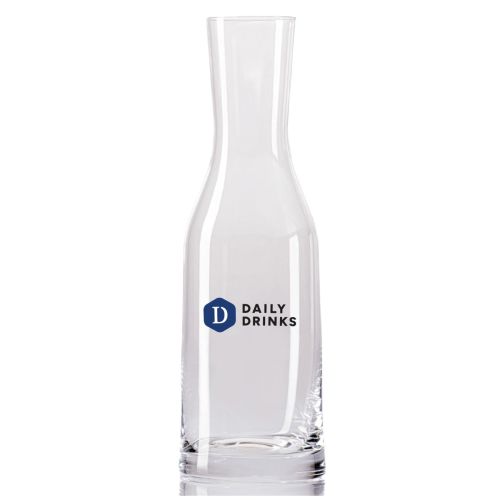 Carafe Le Marc 100 cl. with multicoloured DailyDrinks logo printed on the front of the glass surface. Carafe Le Marc 100 cl. with multicoloured DailyDrinks logo printed on the front of the glass surface.