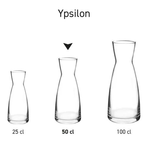 Carafe Ypsilon 0.50 litre with print
