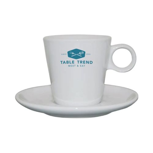 Lukas Cappuccino wit 19.5 cl. SET bedrukken
