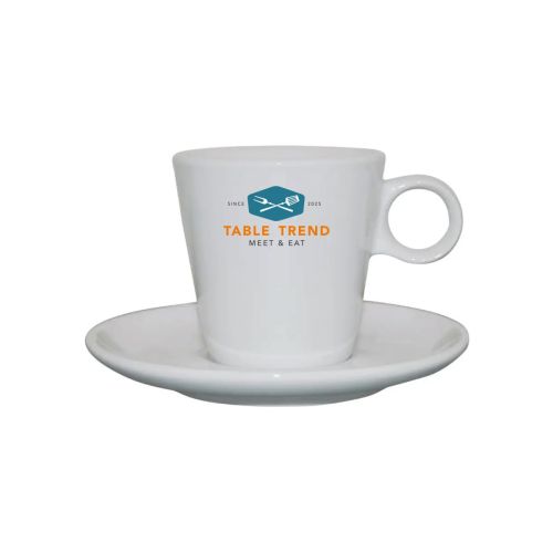 Lukas Koffie wit 16 cl. SET bedrukken