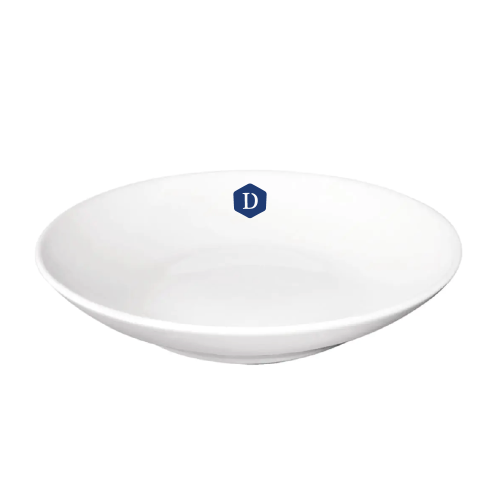 Pastabord diep Hotel wit 26 cm bedrukken