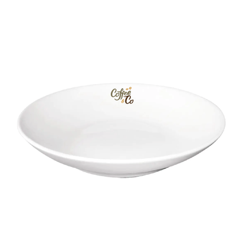 Pastabord diep Hotel wit 26 cm bedrukken