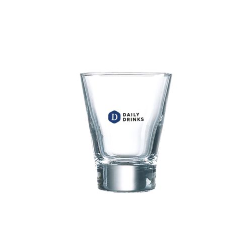 Shetland 15 cl. glas bedrukt met meerkleurig DailyDrinks-logo op de voorzijde.