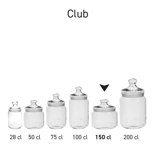 Printing candy jar Big Club 1.50 litres Printing candy jar Big Club 1.50 litres