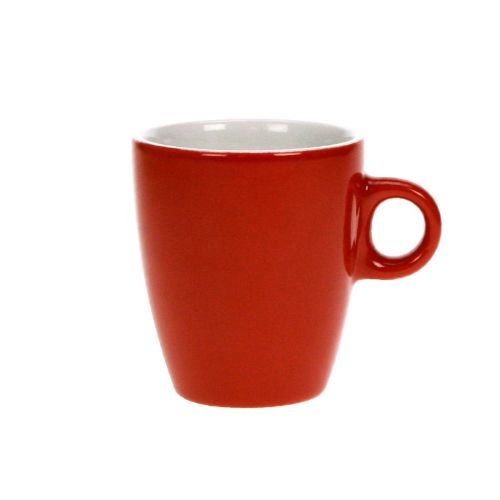 Rood-witte Sonja mok van 18 cl in porselein, met opvallende kleur en duurzame afwerking. Rood-witte Sonja mok van 18 cl in porselein, met opvallende kleur en duurzame afwerking.