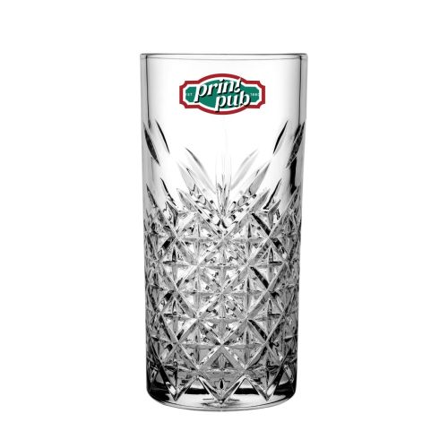 PrintPub logo printed in multiple colours on the front of glass 30 cl. PrintPub logo printed in multiple colours on the front of glass 30 cl.