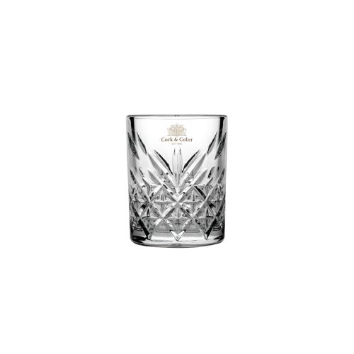 CorkColor logo in multicoloured print visible on the Timeless Shot glass 6 cl. glass. CorkColor logo in multicoloured print visible on the Timeless Shot glass 6 cl. glass.