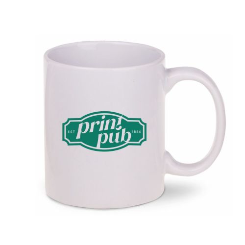 Tomek mug 30 cl. in porcelain with single-colour PrintPub logo printed on the front of the mug. Tomek mug 30 cl. in porcelain with single-colour PrintPub logo printed on the front of the mug.