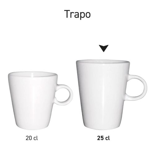 Series image shows several Trapo mugs white side by side. Series image shows several Trapo mugs white side by side.