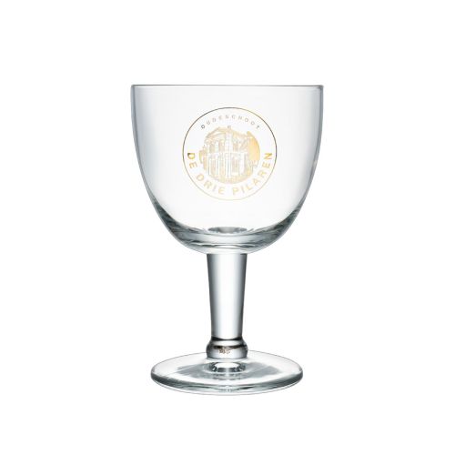 Trappist Glass 15 cl. tap size with print