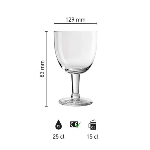Trappist Glas 15 cl. tapmaat bedrukken Trappist Glas 15 cl. tapmaat bedrukken