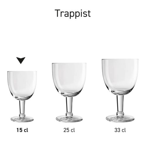 Trappist Glas 15 cl. tapmaat bedrukken Trappist Glas 15 cl. tapmaat bedrukken